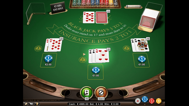 Характеристики слота Blackjack Professional Series 3