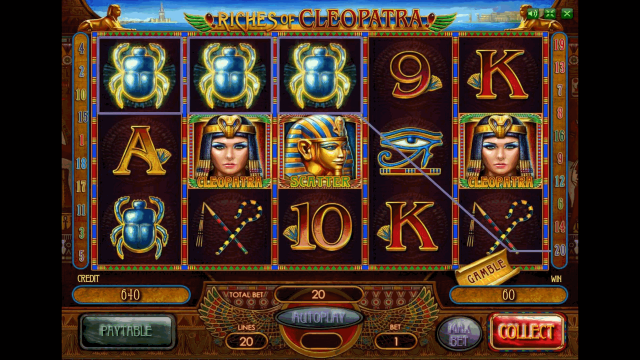 Характеристики слота Riches Of Cleopatra 2