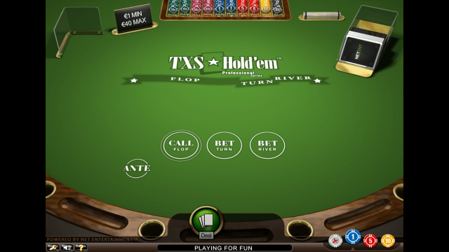 Бонусная игра TXS Hold'em Pro Series 1