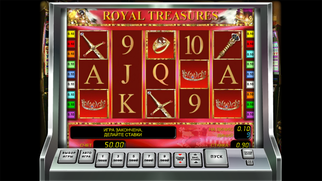 Характеристики слота Royal Treasures 6